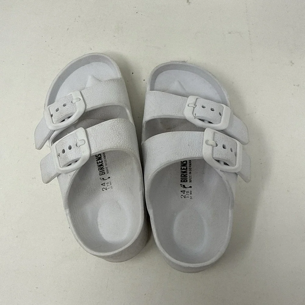 Kids Birkenstock Arizona EVA Sandals Little Kids Sizes - White Size 24 Toddler 8